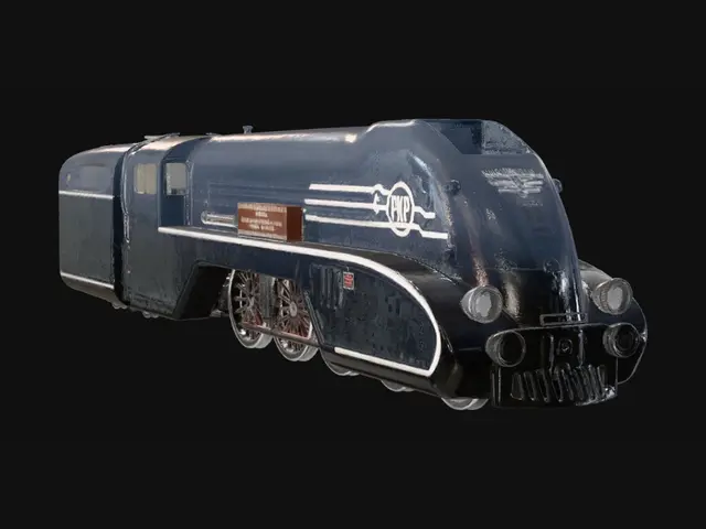 3D model for PKP Blue Streamlined Locomotive