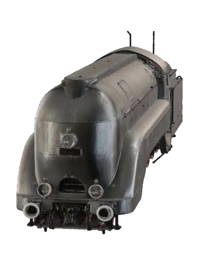 Pm36-2 Steam Locomotive - Poland 3D model, vytvořený pomocí AI