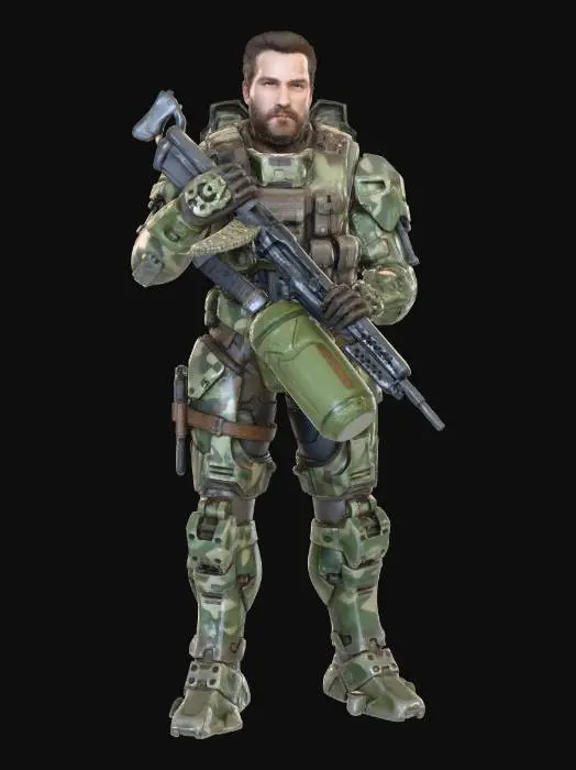 3D model for Master Chief, Dutch