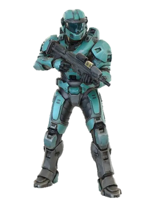 Halo Spartan - Elite 3D model, vytvořený pomocí AI