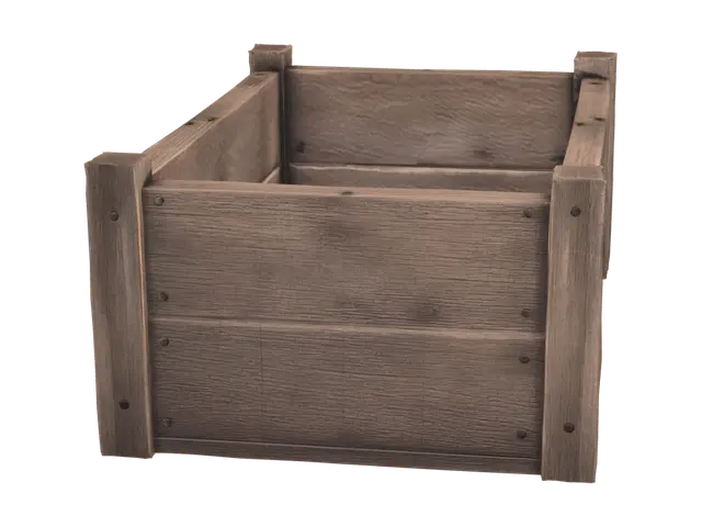 Rustic Wooden Crate - Crates 3D model, vytvořený pomocí AI