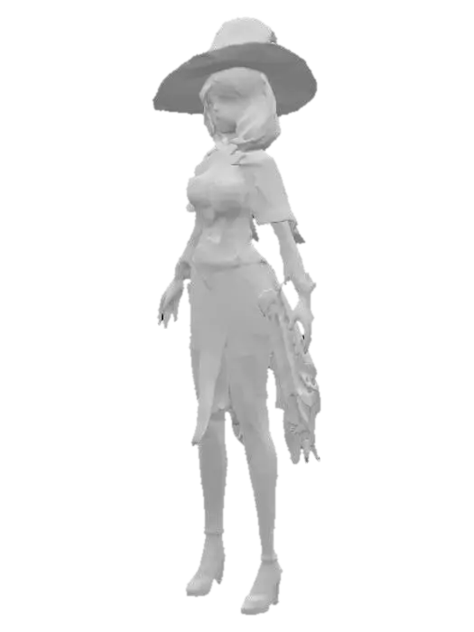 3D model for Mystic Sorceress