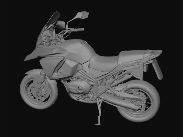 3D model for bmw adventure bike