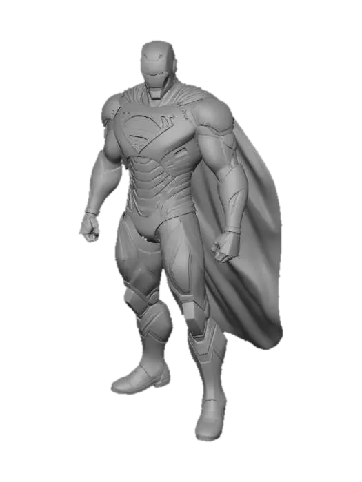 3D model for Superman Iron Man Fusion