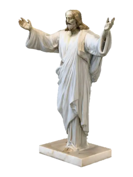Jesus Christ 3D model, vytvořený pomocí AI