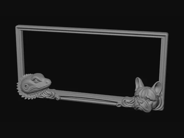 3D model for Lizard and Bulldog Frame
