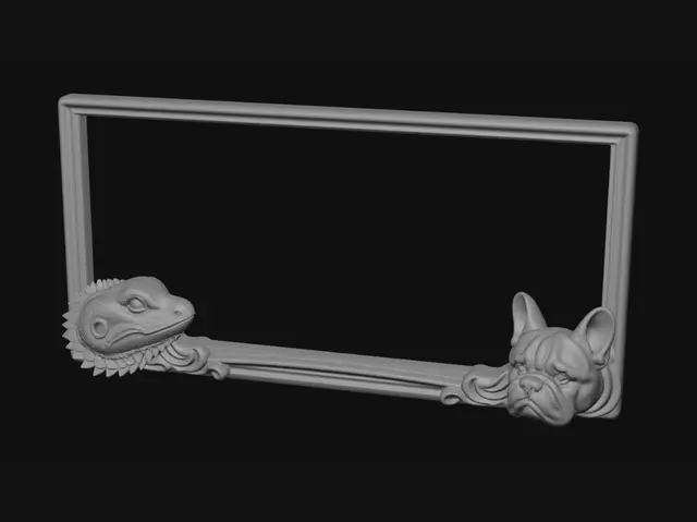 3D model for Lizard and Bulldog Frame