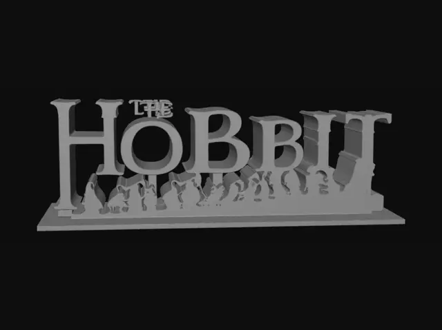 3D model for The Hobbit Silhouette