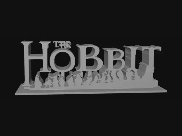 3D model for The Hobbit Silhouette