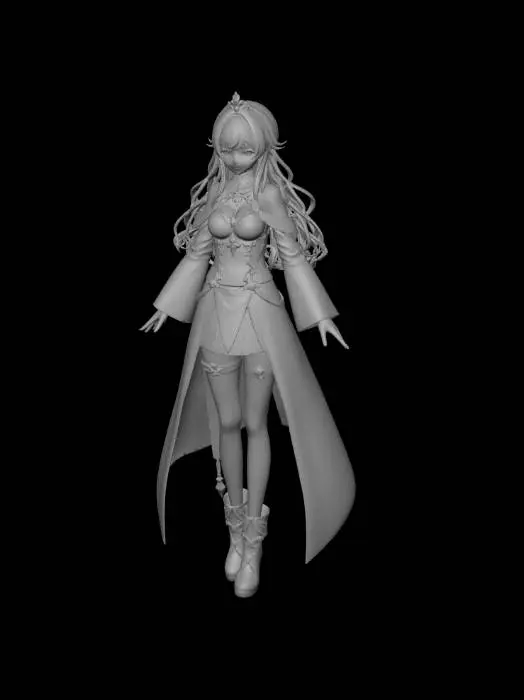 3D model for Azure Crystal Empress