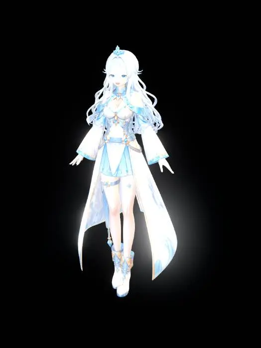 3D model for Azure Crystal Empress