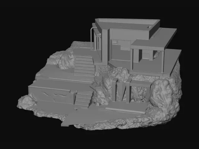 3D model for Crimson Cascade Cliff House