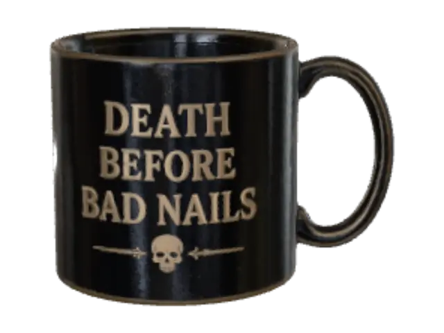 3D model for Death Before Bad Nails Mug