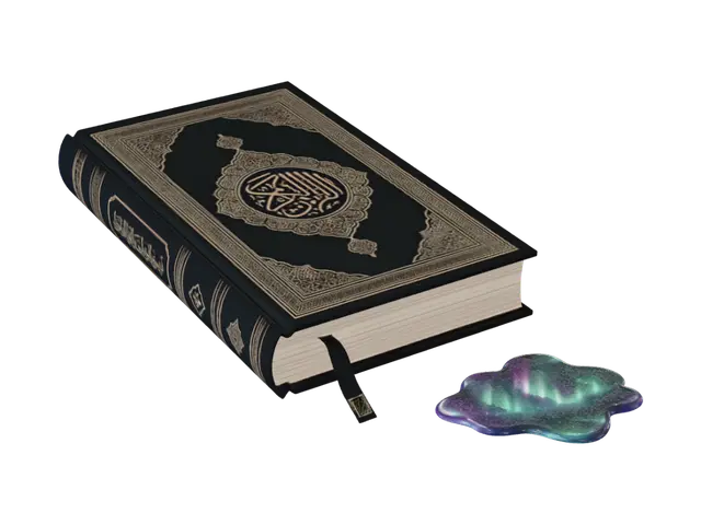 3D model for The Quran and the Aurora Spill