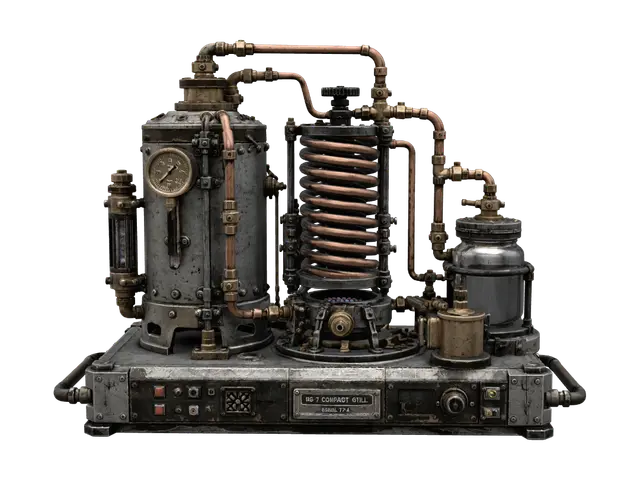 "RS-7 Compact Still" - Patina 3D model, vytvořený pomocí AI