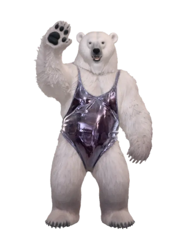 "Polar Smoke" 3D model, vytvořený pomocí AI