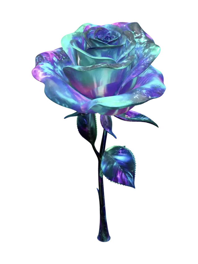 3D model for Nebula Rose