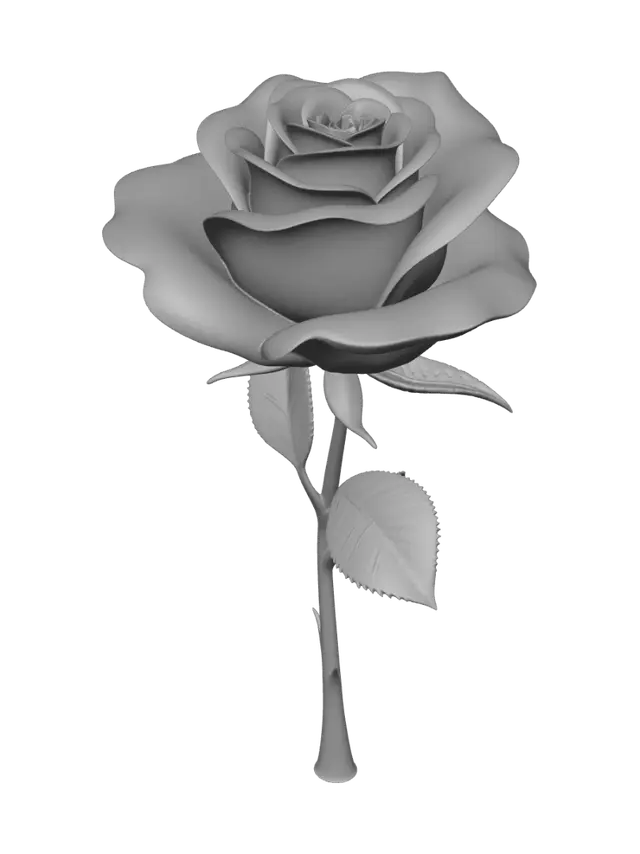 3D model for Nebula Rose