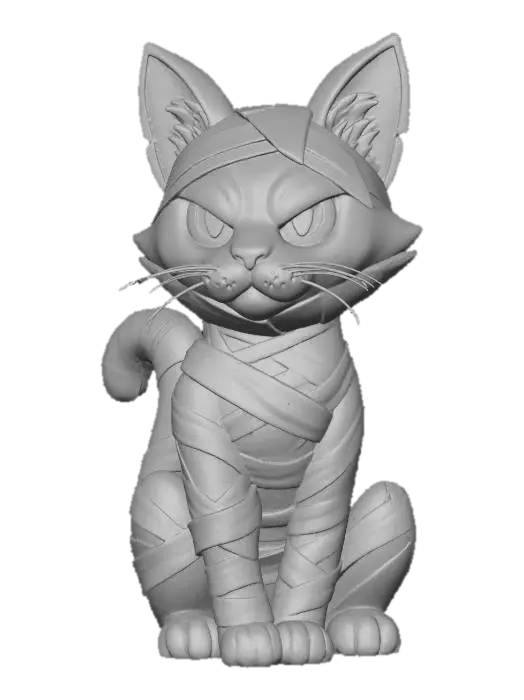 3D model for Mummified Cat