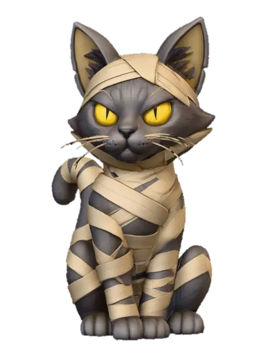 3D model for Mummified Cat