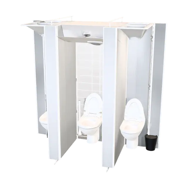 3D model for Public Restroom Stalls