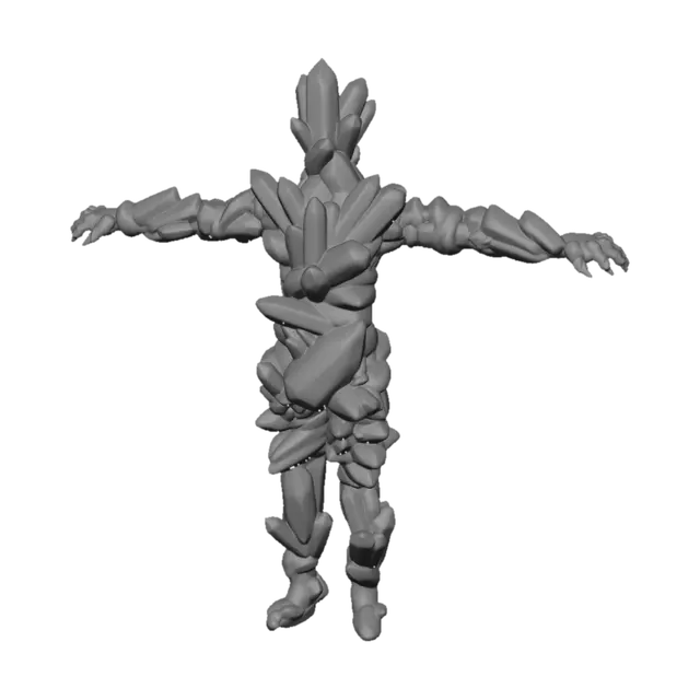 3D model for Amethyst Citrine Tower