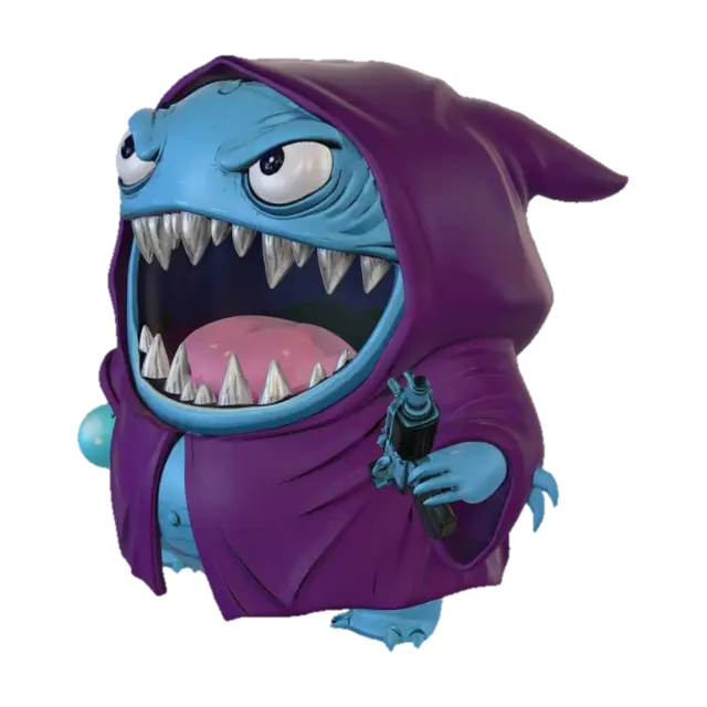 Voltage Maw - Fang 3D model, vytvořený pomocí AI