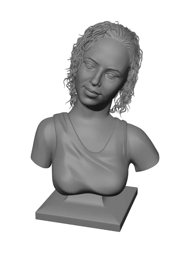 3D model for Contemplative Portrait