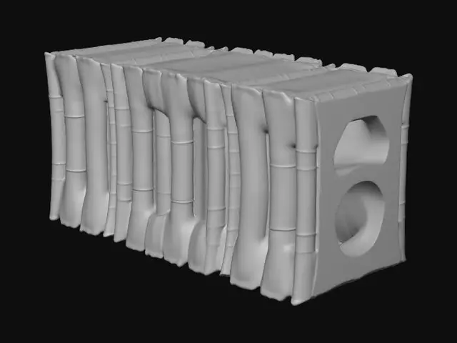 3D model for bamboo forest