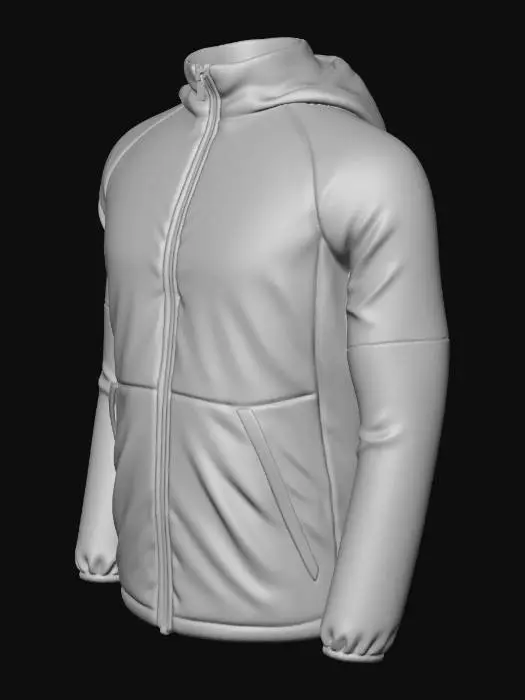 3D model for Brazil National Team Nike Windbreaker Jacket