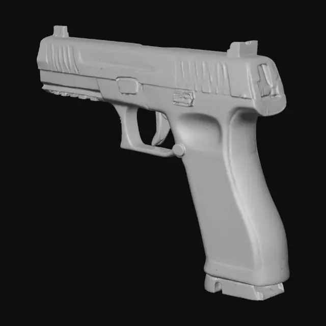 3D model for pistol