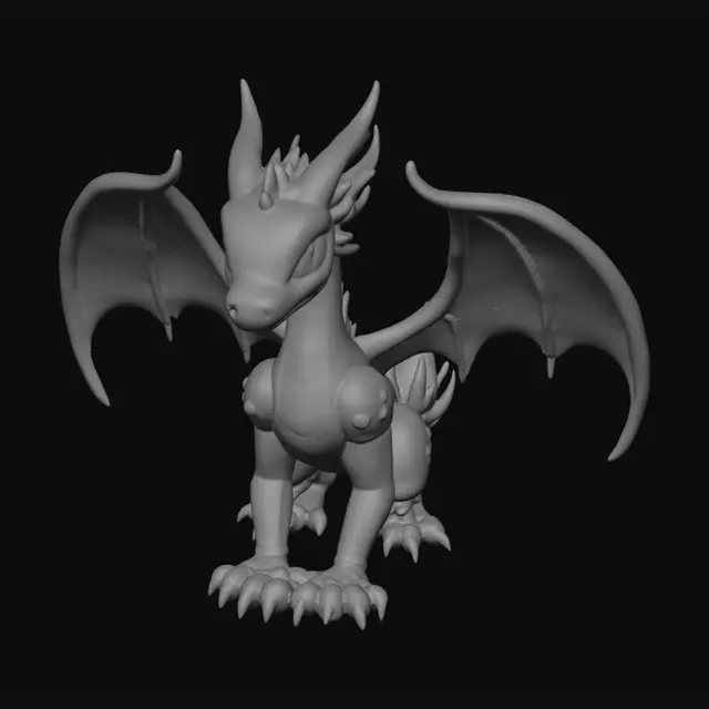 3D model for Crimson Emberdrake