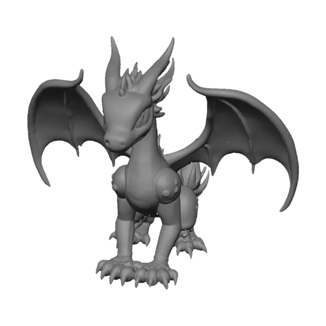 3D model for Crimson Emberdrake