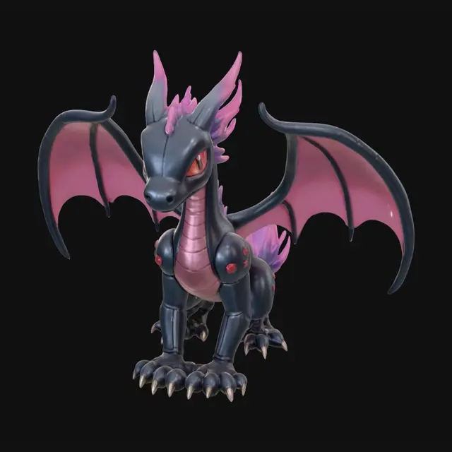 3D model for Crimson Emberdrake