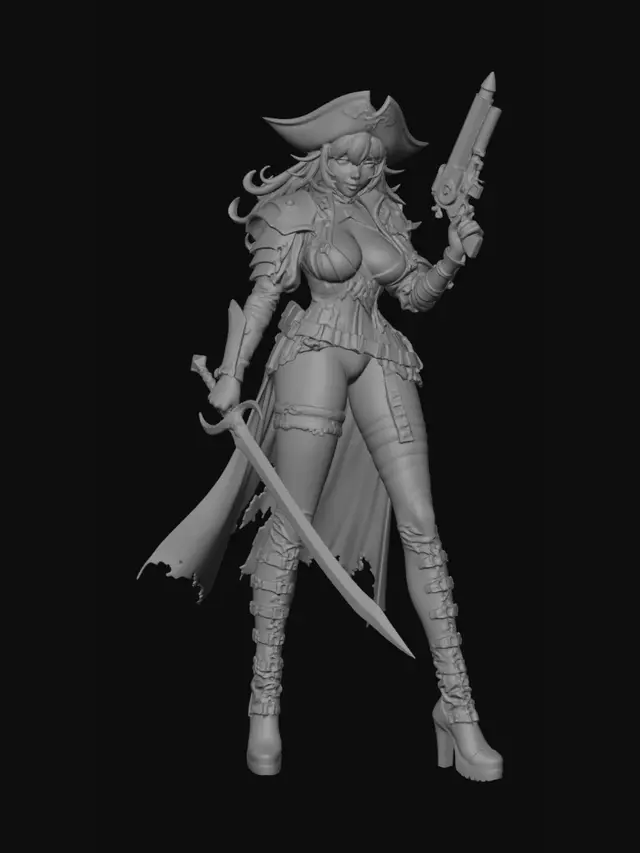 3D model for Neon Nebula Corsair