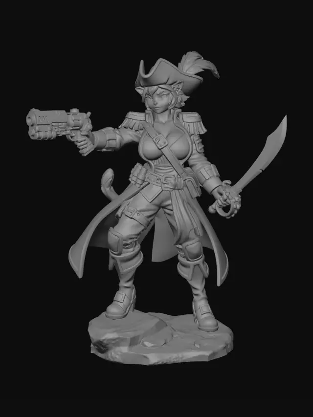 3D model for Captain Whiskerwind