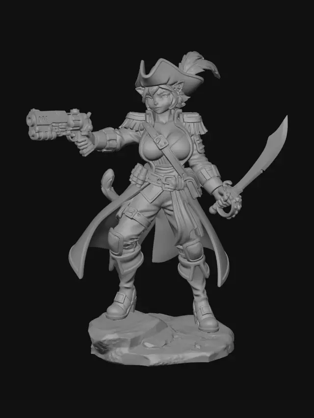 3D model for Captain Whiskerwind