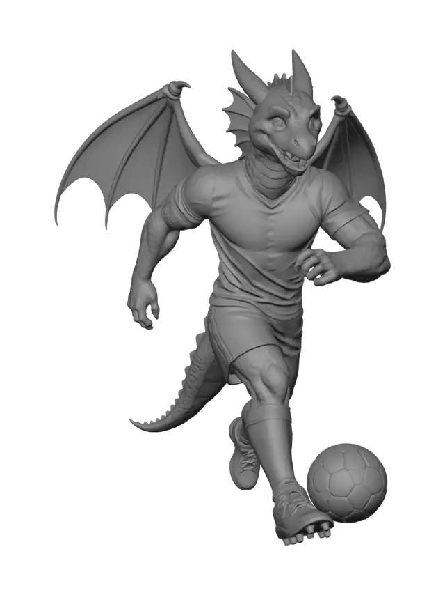3D model for England's Dragon on the Pitch