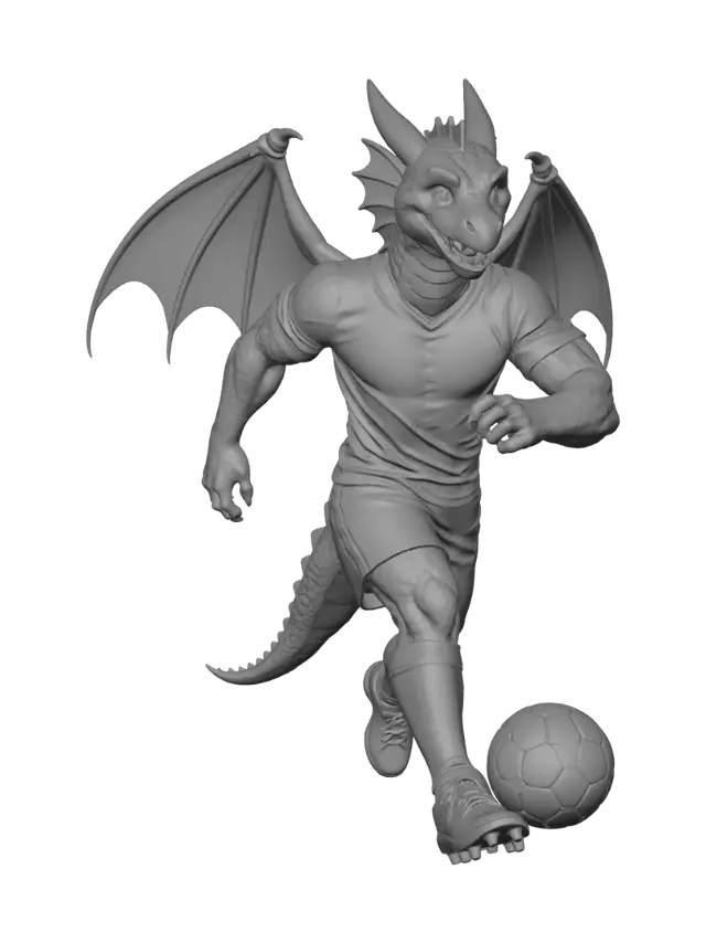 3D model for England's Dragon on the Pitch