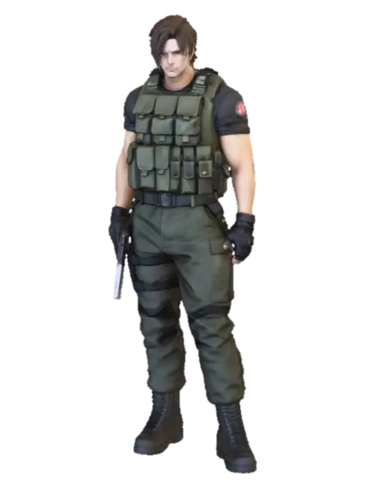 Leon Kennedy (U.B.C.S.) [Re9uiem] - Residentevil 3D model, vytvořený pomocí AI