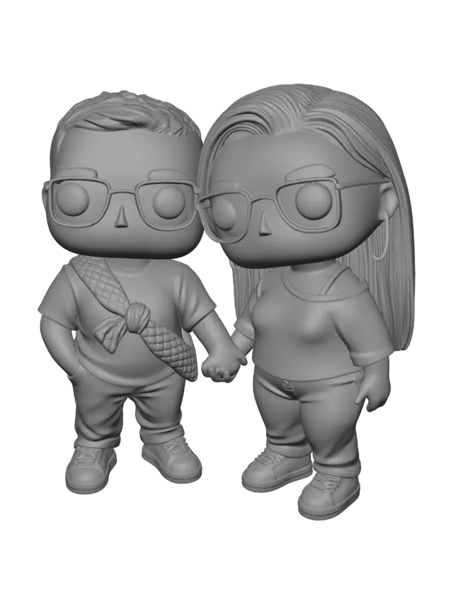 3D model for Holding Hands at Night