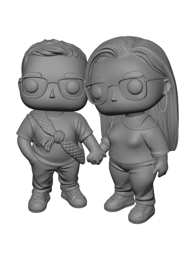 3D model for Holding Hands at Night