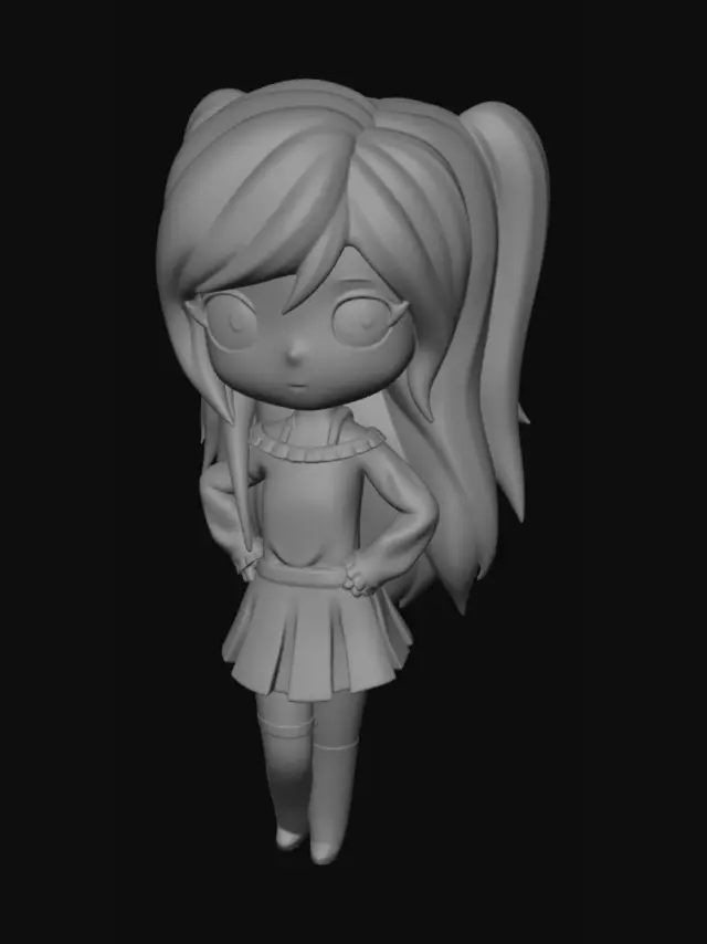 3D model for Lilac Pigtail Cheer