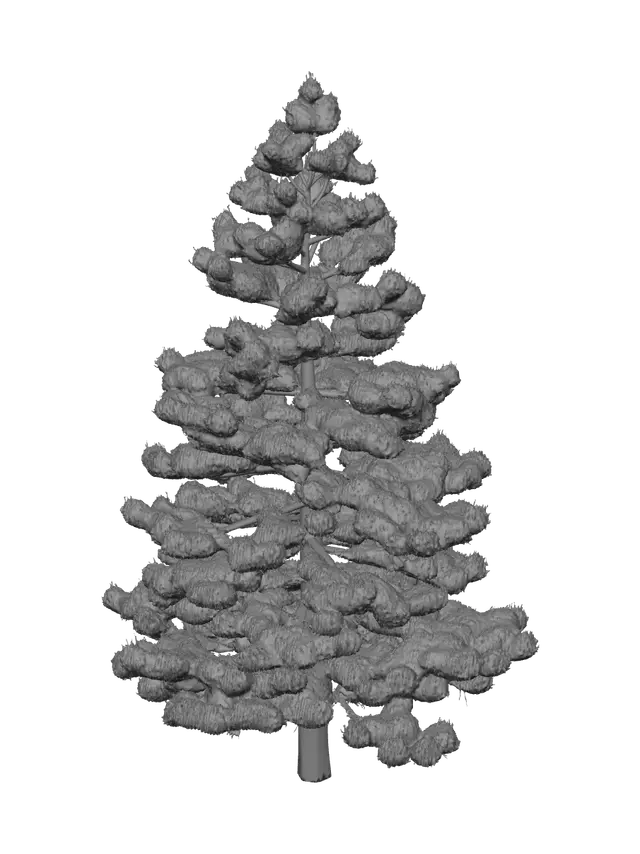 3D model for Stylized Pinetree