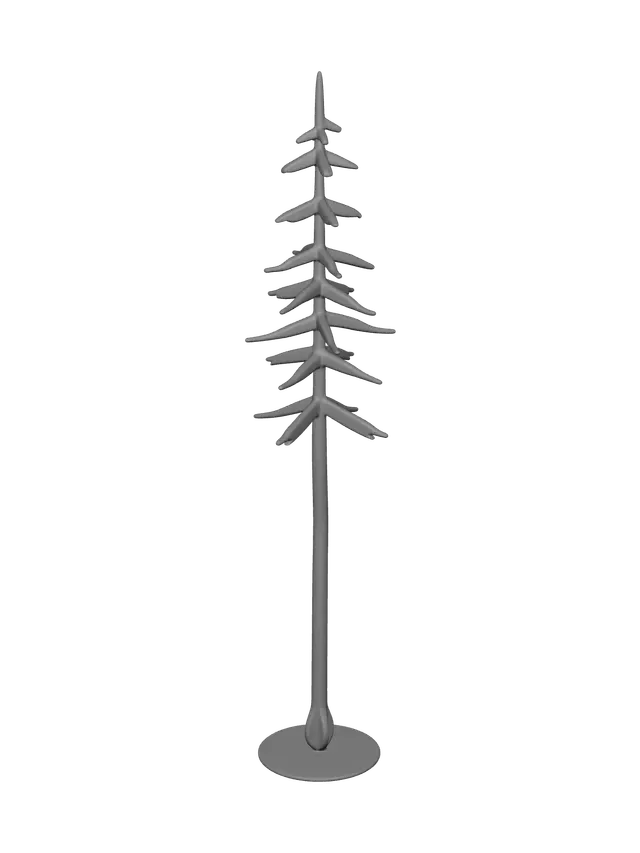 3D model for Low-Poly Pinetree