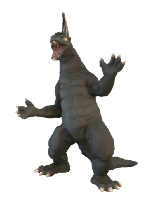 Ultra Kaiju Arstron 3D model, vytvořený pomocí AI