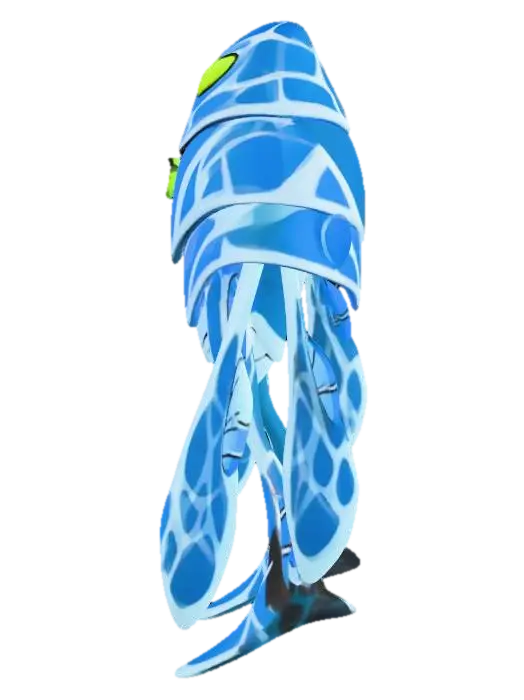 Ben 10 Ampfibian - Ben10 3D model, vytvořený pomocí AI