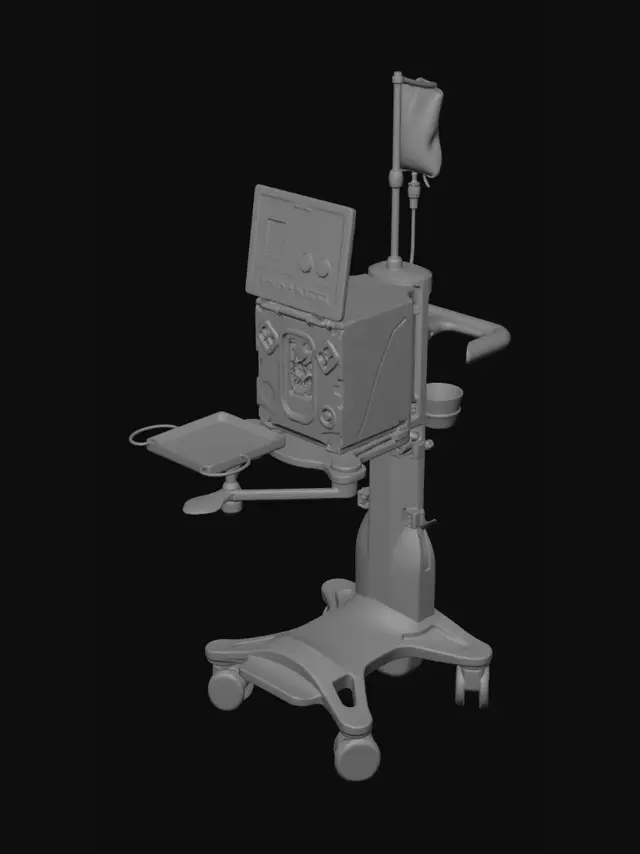 3D model for Mobile Ophthalmic Surgical Console