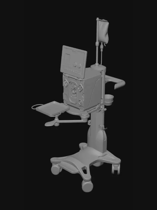 3D model for Mobile Ophthalmic Surgical Console