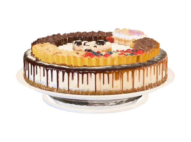 Dessert Mosaic - Desserts 3D model, vytvořený pomocí AI